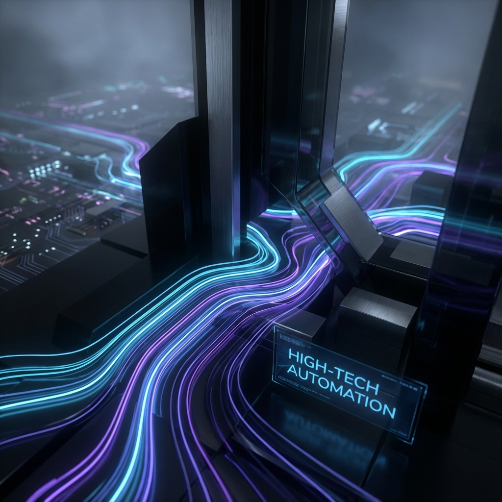 Futuristic Automation Background